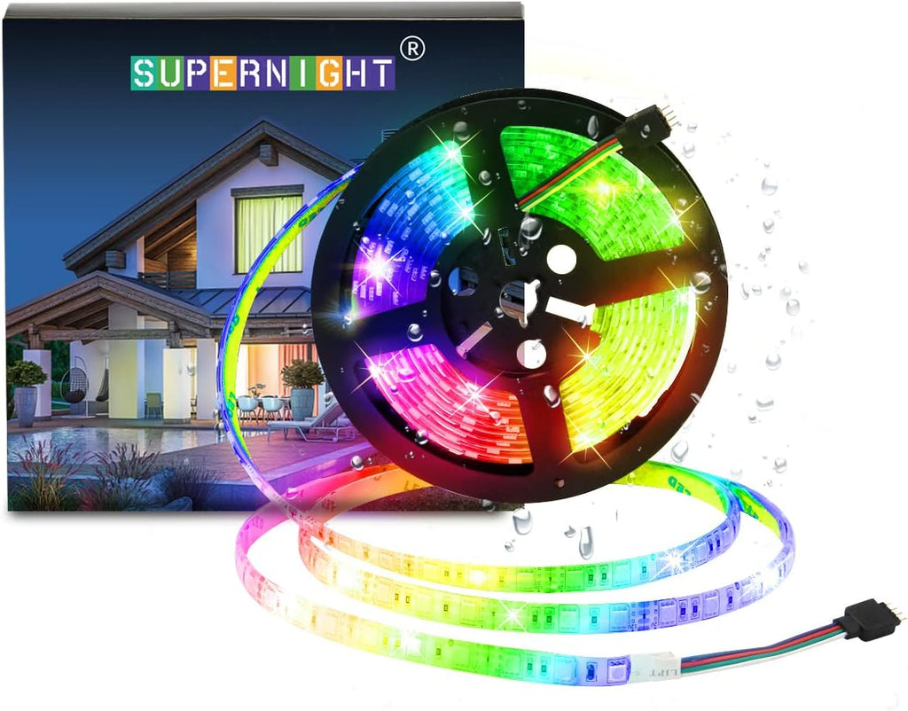 Color Changing Metal LED Strip Lights — 32.8 FT