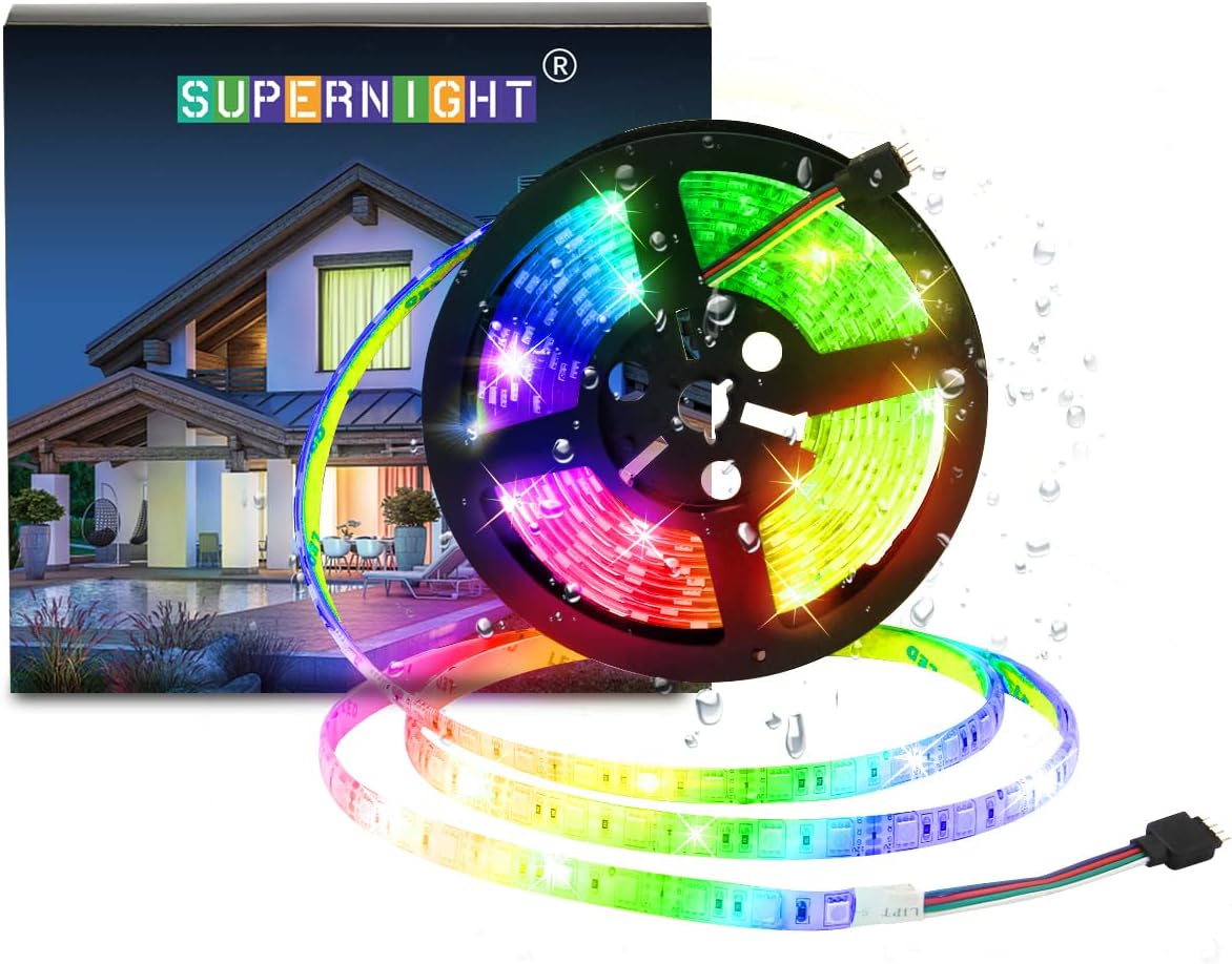 Color Changing Metal LED Strip Lights — 32.8 FT