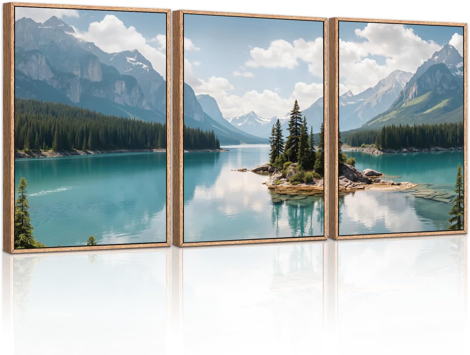Framed Farmhouse Beige Canvas Wall Art — 16" — 24"L x 36"W