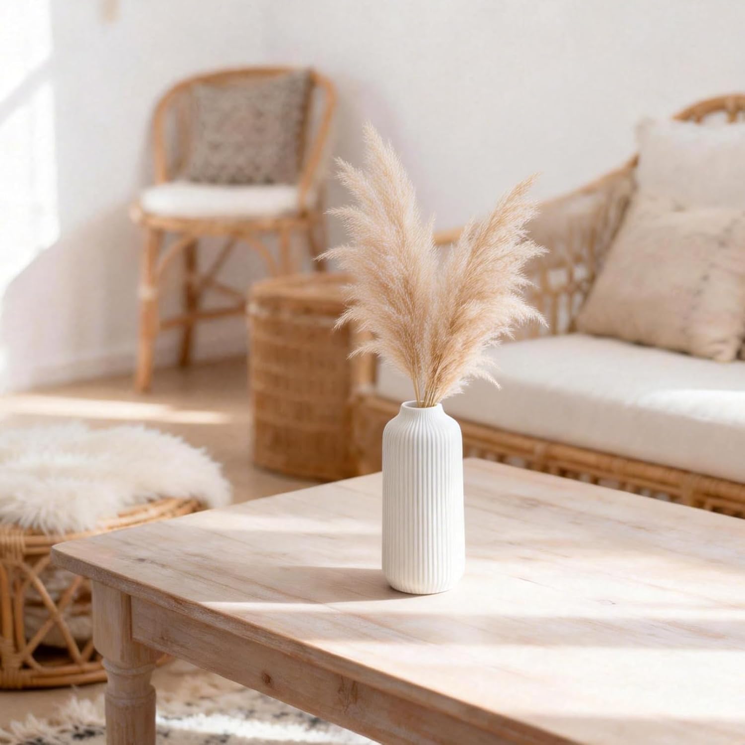 Boho Black Vase — 8" - View 3