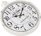 Battery Operated Farmhouse Black Wall Clock — 11.8" - View 4