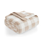 Knit Beige Throw Pillow — 50"