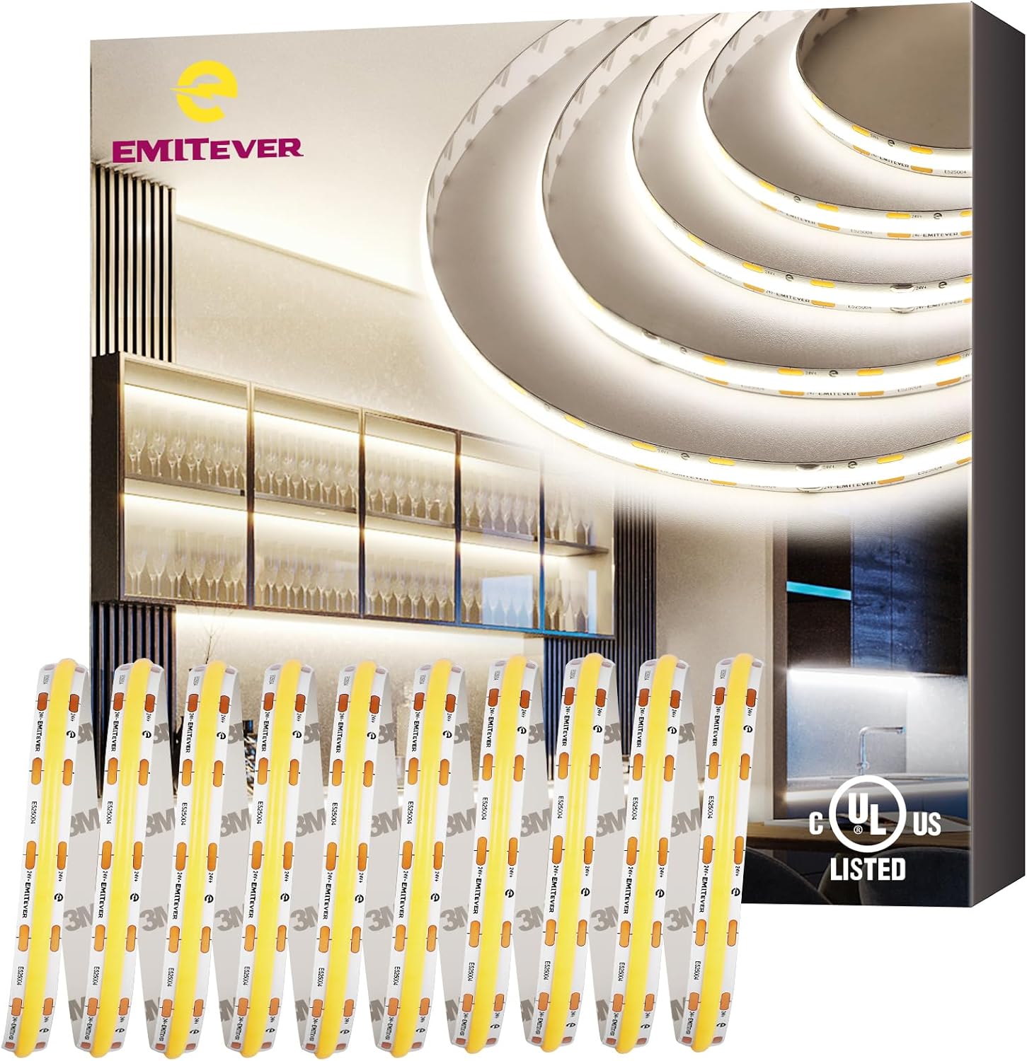 Metal LED Strip Lights — 4000K