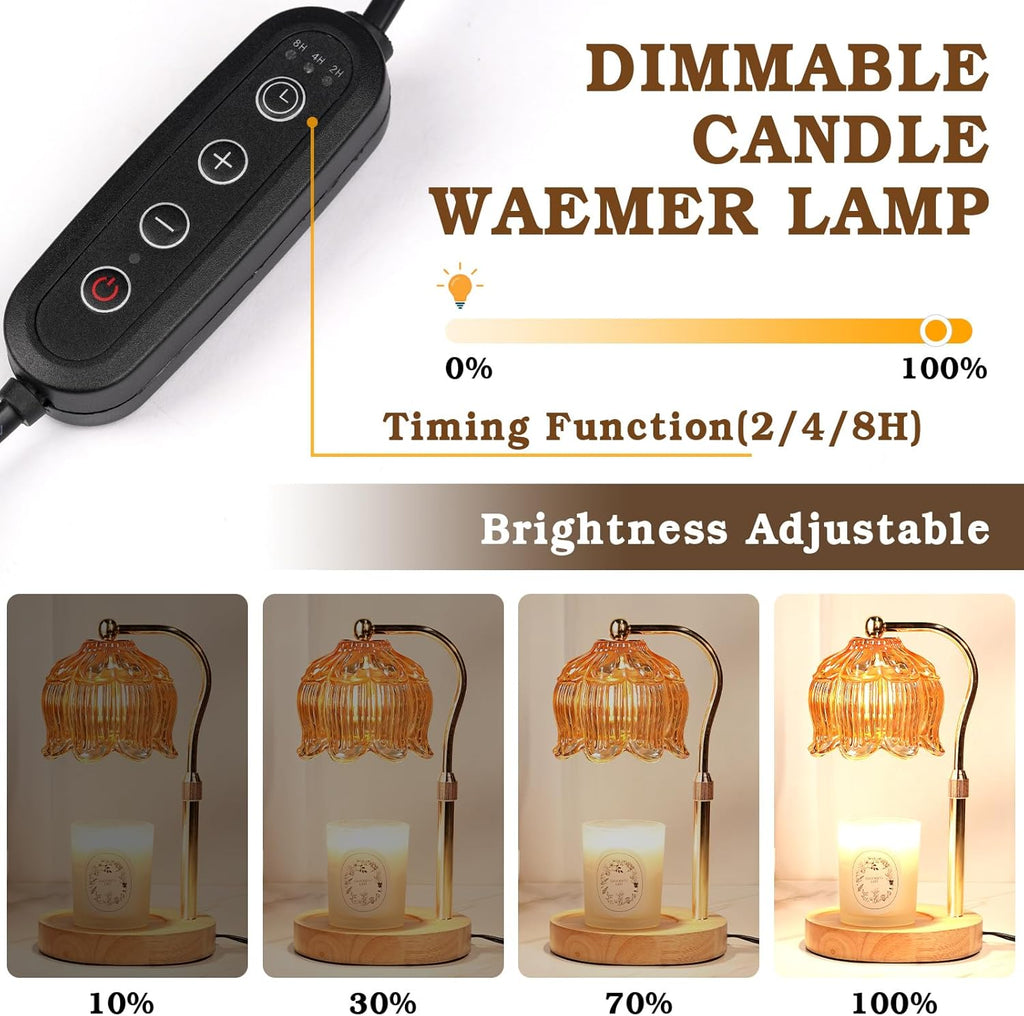 Adjustable Blue Table Lamp - View 3