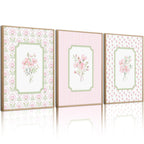 Unframed Blue Wall Decor — 16"
