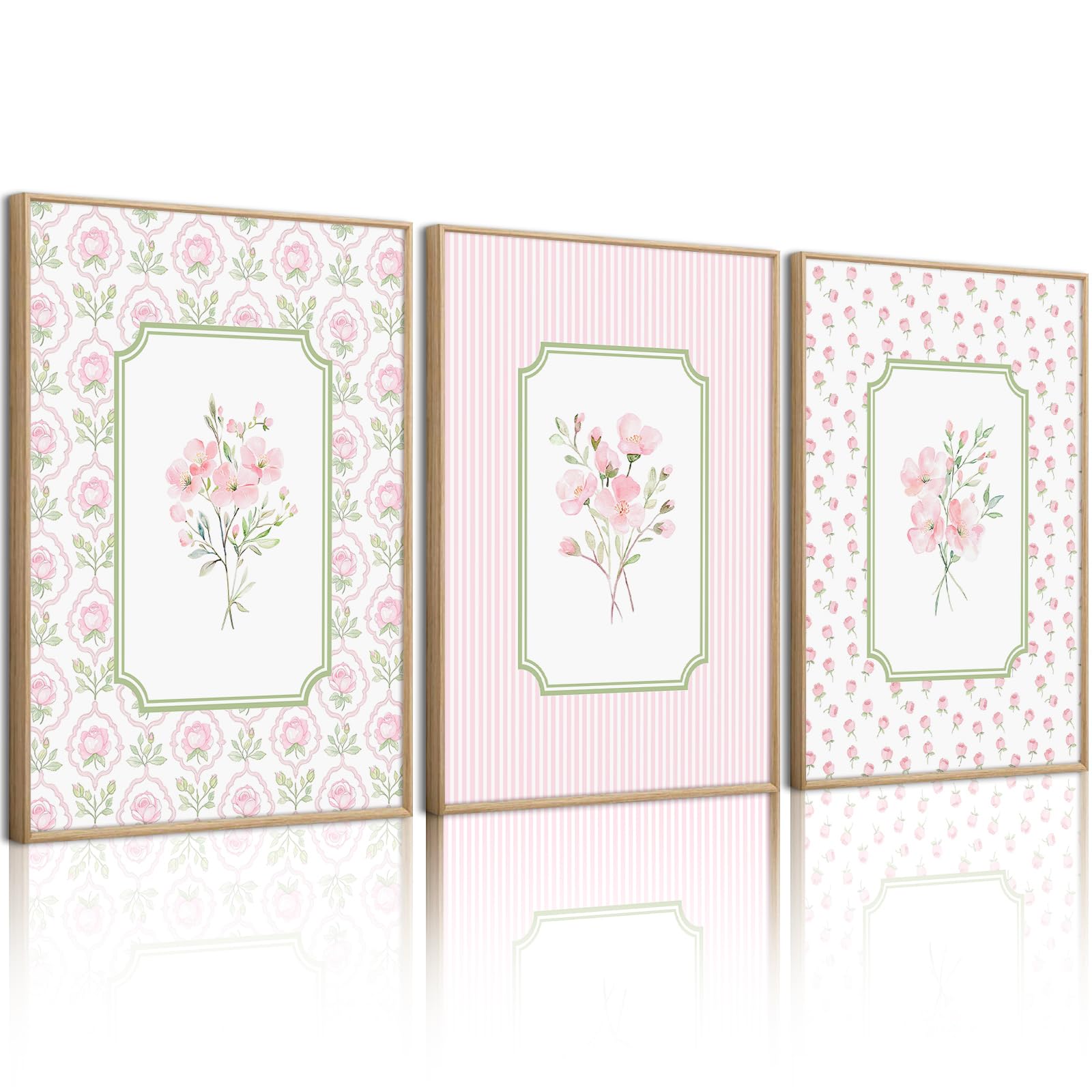 Unframed Blue Wall Decor — 16"