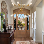 Adjustable Luxe Black Chandelier - View 4
