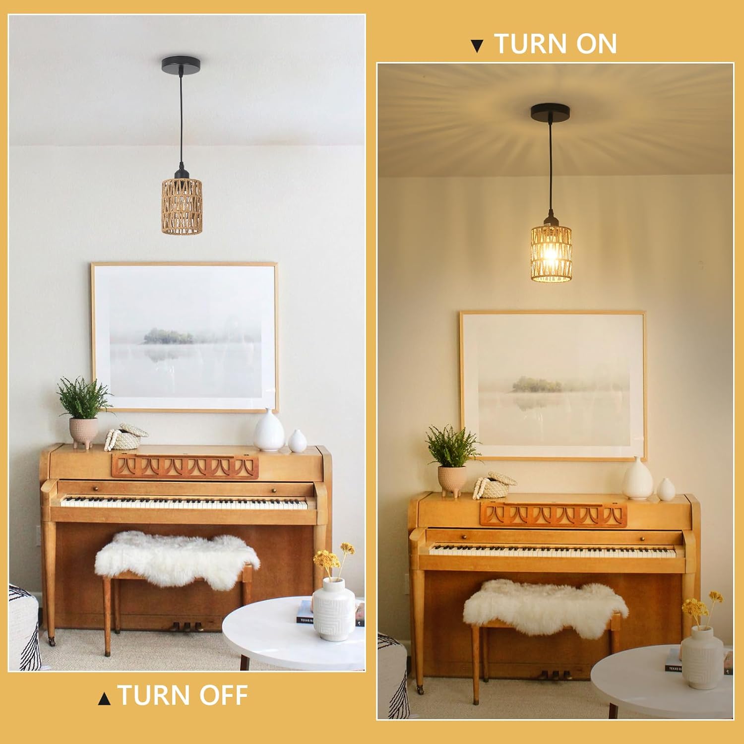 Boho Metal Chandelier - View 4