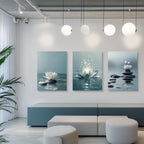 Framed Modern Black Canvas Wall Art — 16" - View 2