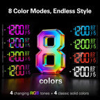 RGB Black Wall Clock — 15" - View 4
