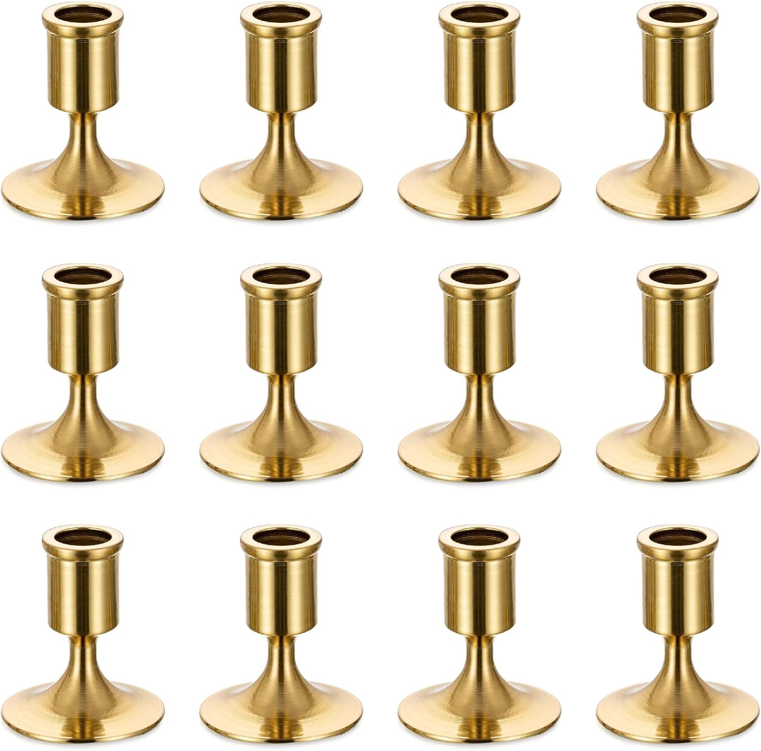 Luxe Black Candle — Set of 2 — 12 Pcs
