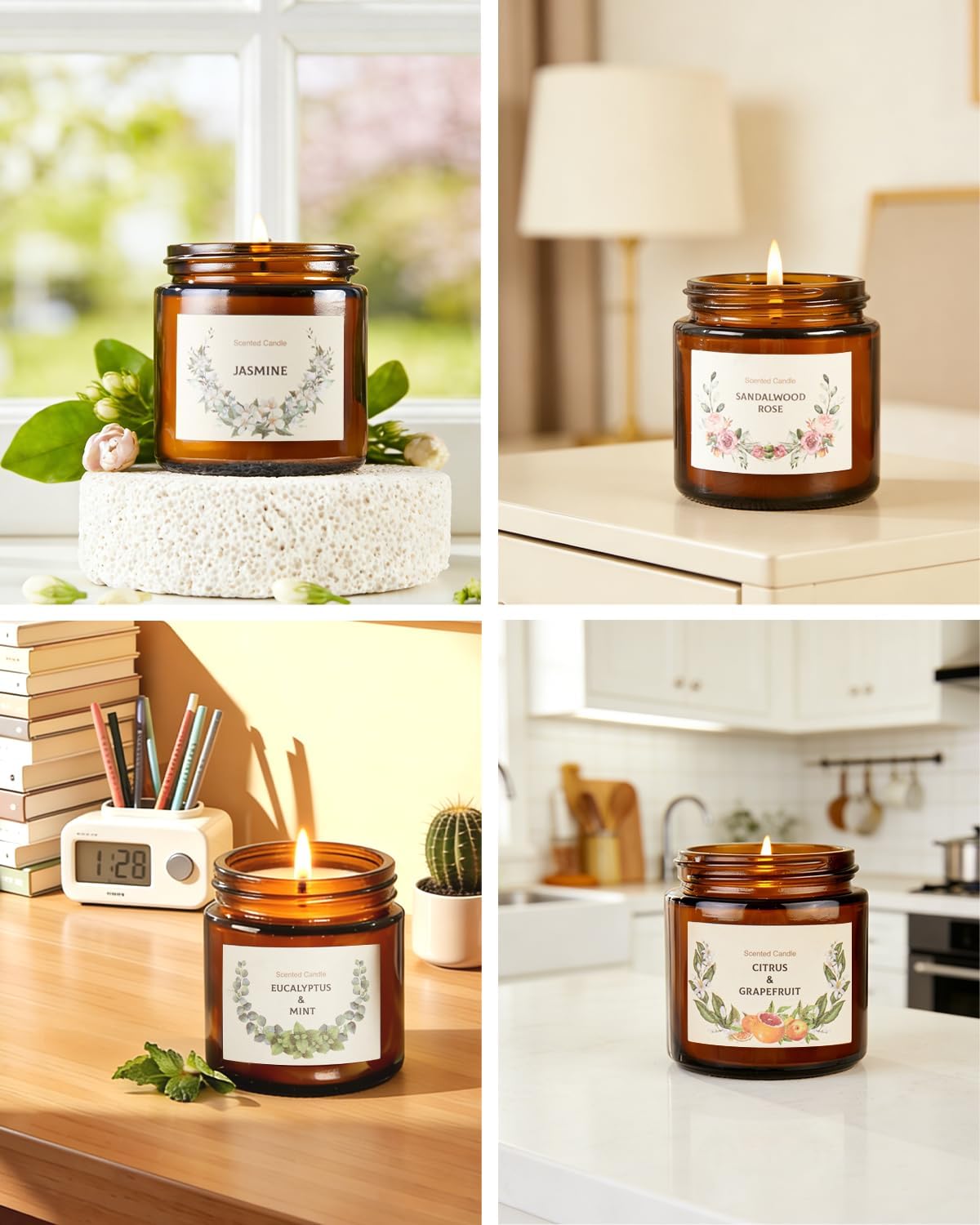 Soy Wax Metal Scented Candle - View 5