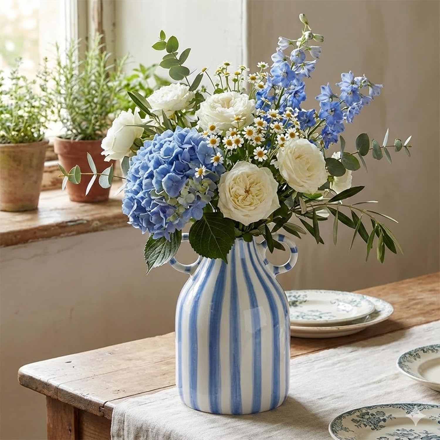 Boho Black Flower Vase - View 9