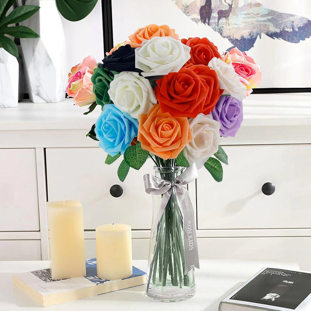 Black Artificial Flowers - View 6