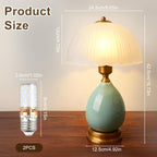 Mid-Century Ceramic Table Lamp — 16.73" - View 4