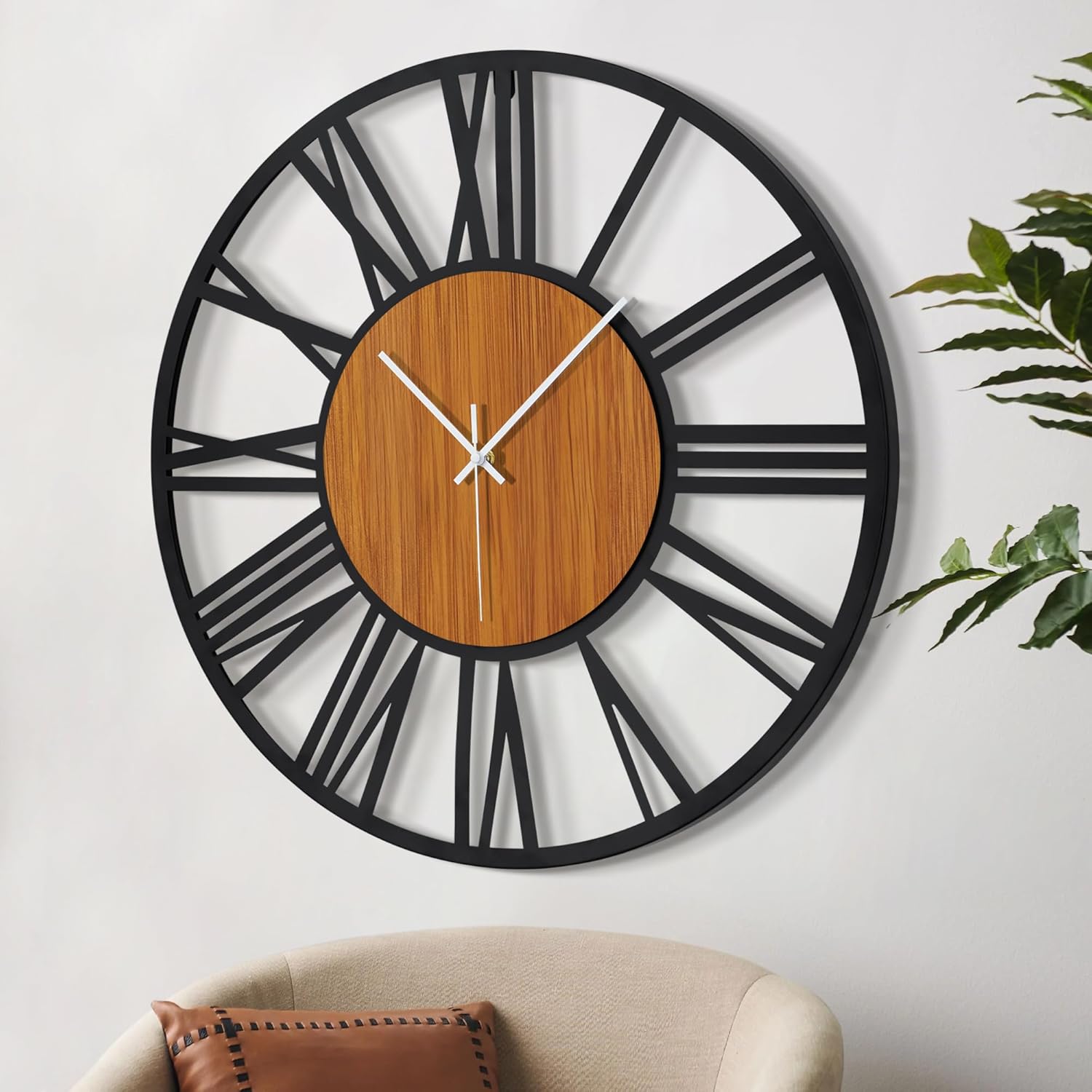 Battery Operated Farmhouse Wood Wall Art — 30" - View 2