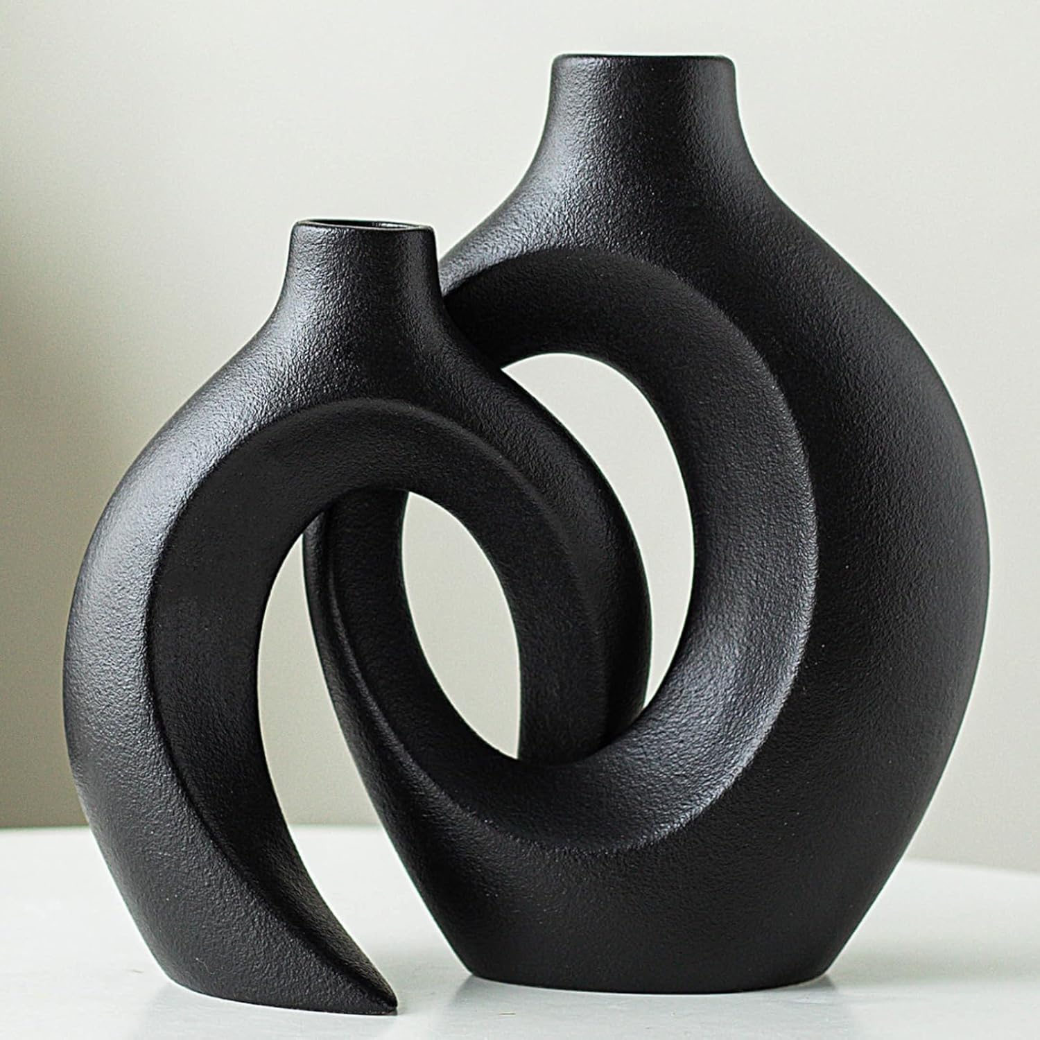 Boho Beige Flower Vase — Set of 2 - View 9