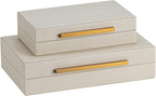 Luxe Beige Storage Basket — Set of 2 - View 7