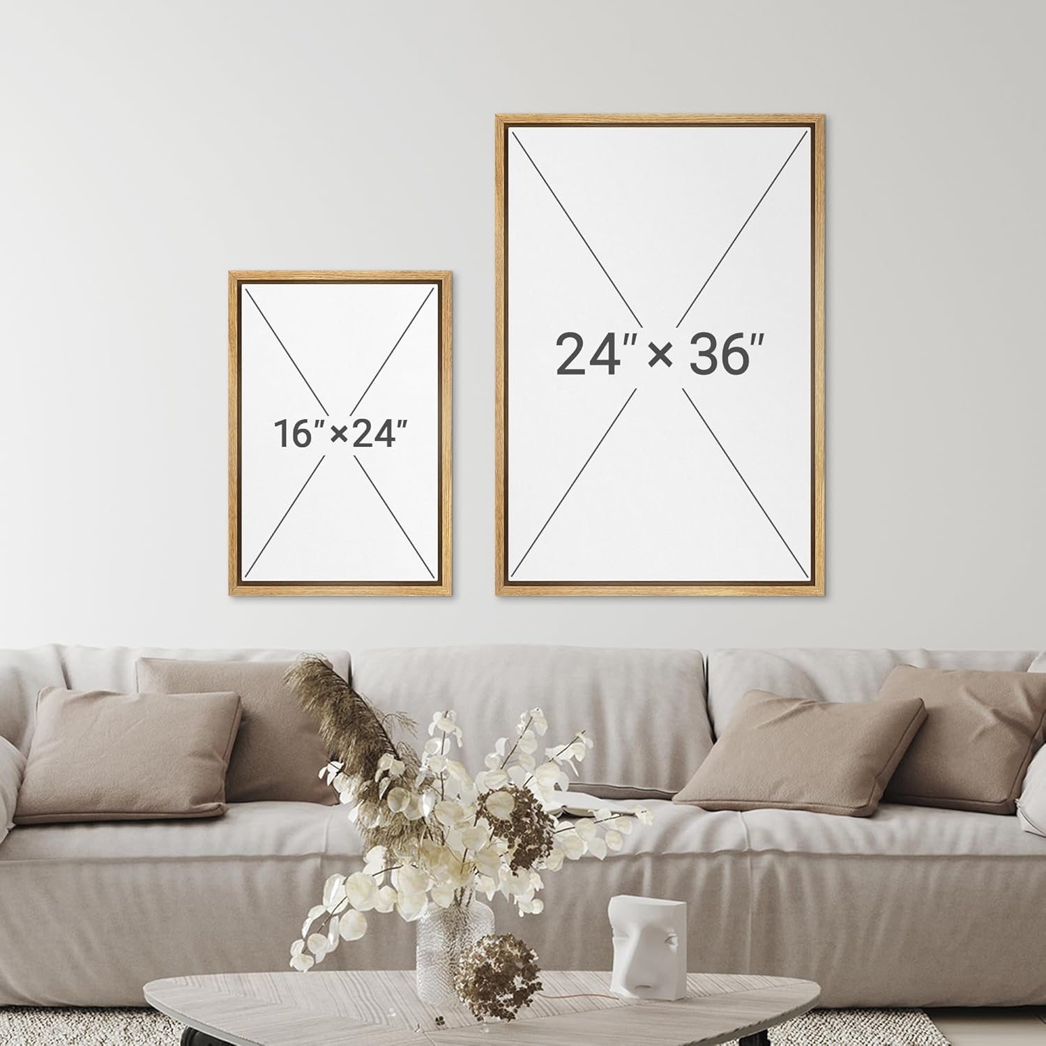 Framed Boho Wood Wall Art — 24" - View 6
