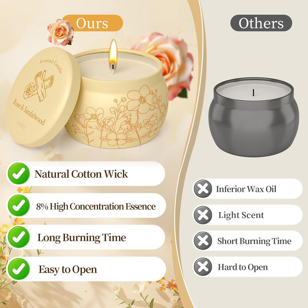 Soy Wood Scented Candle - View 5