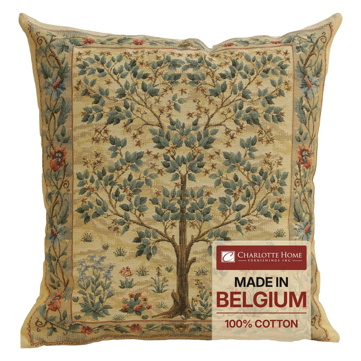 Vintage Boho Black Throw Pillow Cover — 18x18