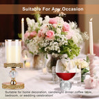 Luxe Glass Pillar Candle - View 4