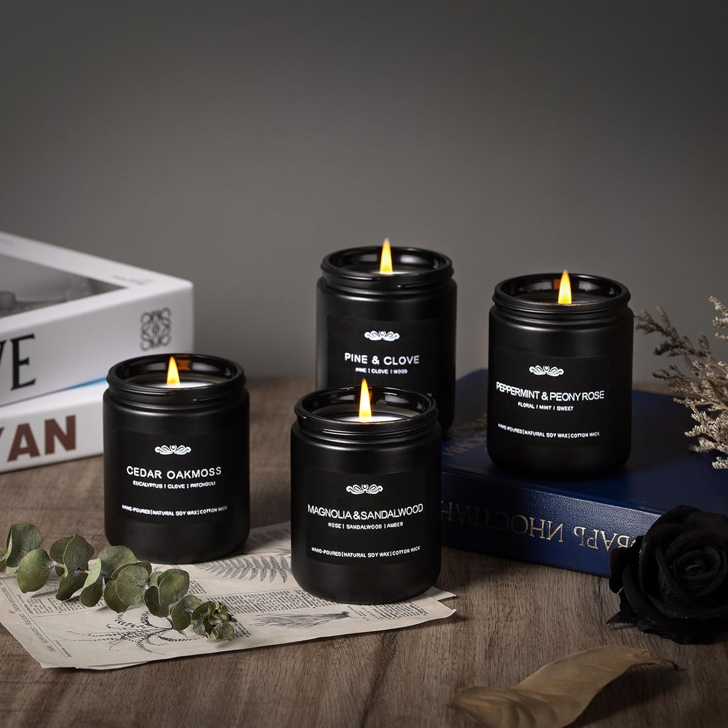 Scented Gold Candle Set - View 2