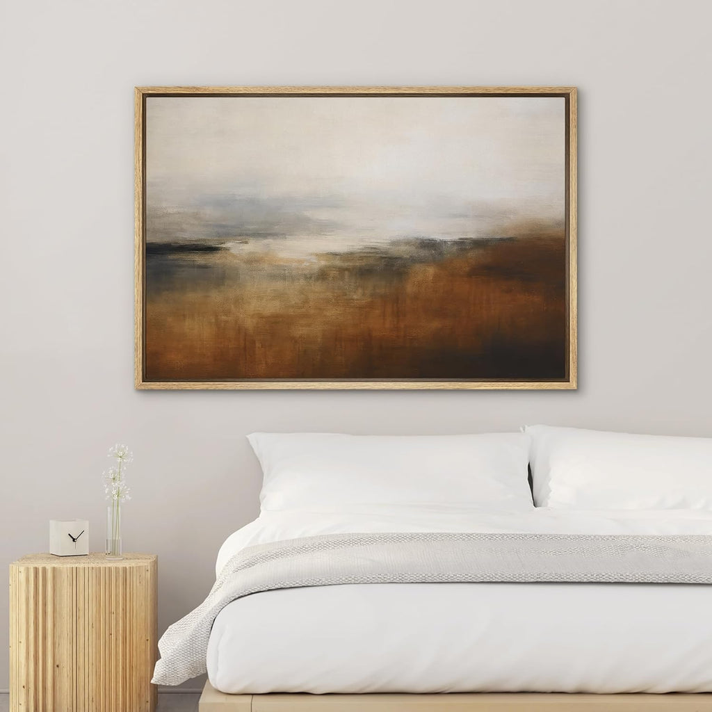 Framed Luxe Fabric Wall Art — 24" - View 2