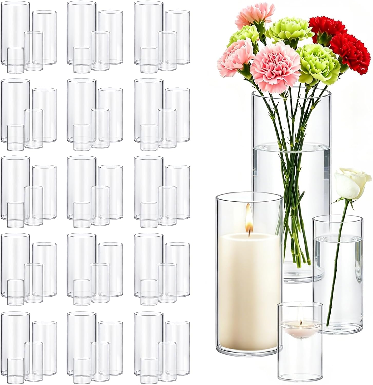 Metal Candle — 10" — 64 Pack(4,6,8,10)