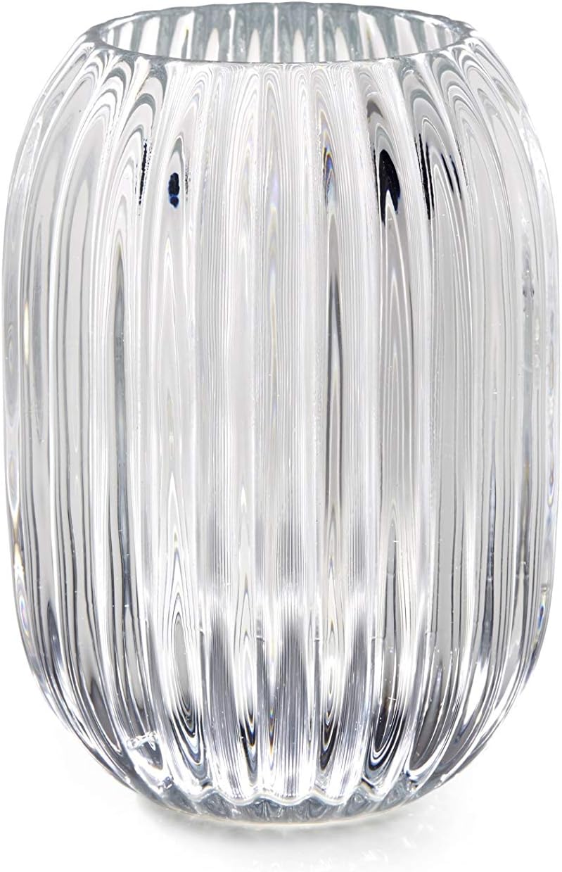 Gold Candle — 3.75" — Optical Clear 5" Tall- 1pc