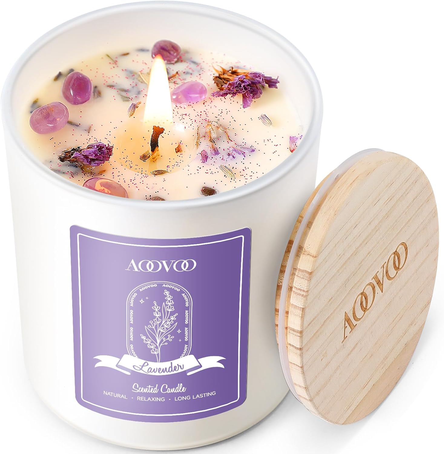 Luxe Metal Scented Candle — Lavender Scented Candles