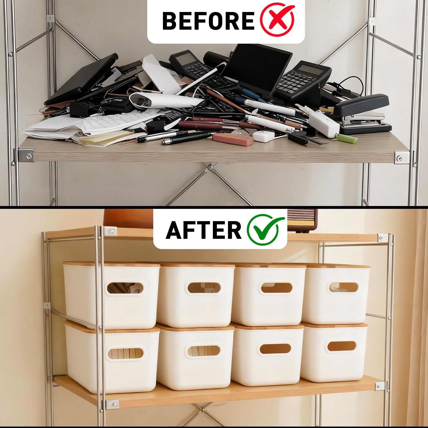 Wood Storage Bin — 10" - View 6