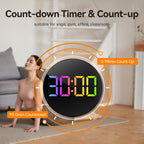 RGB Blue Wall Clock — 10" - View 6