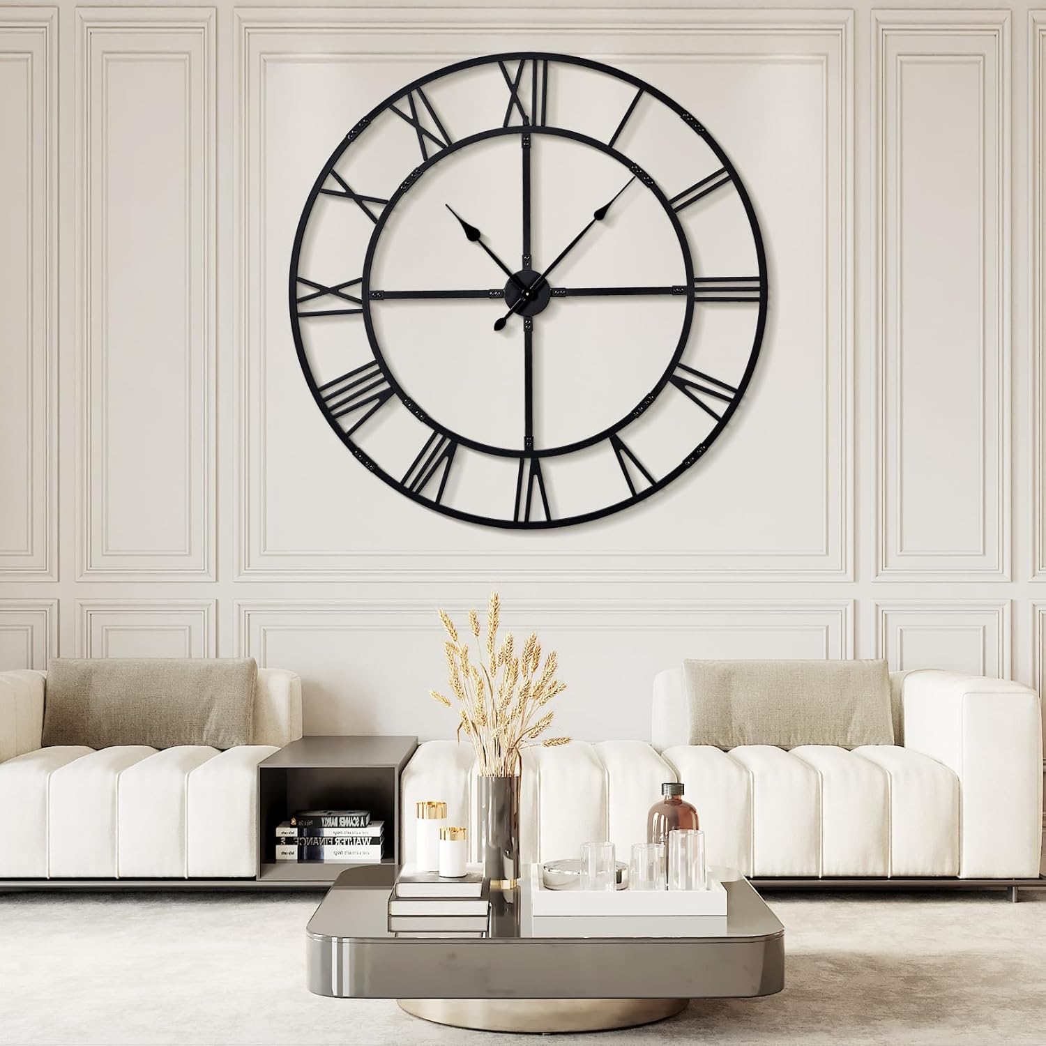 Oversized Farmhouse Black Wall Art — 32" — 60inch