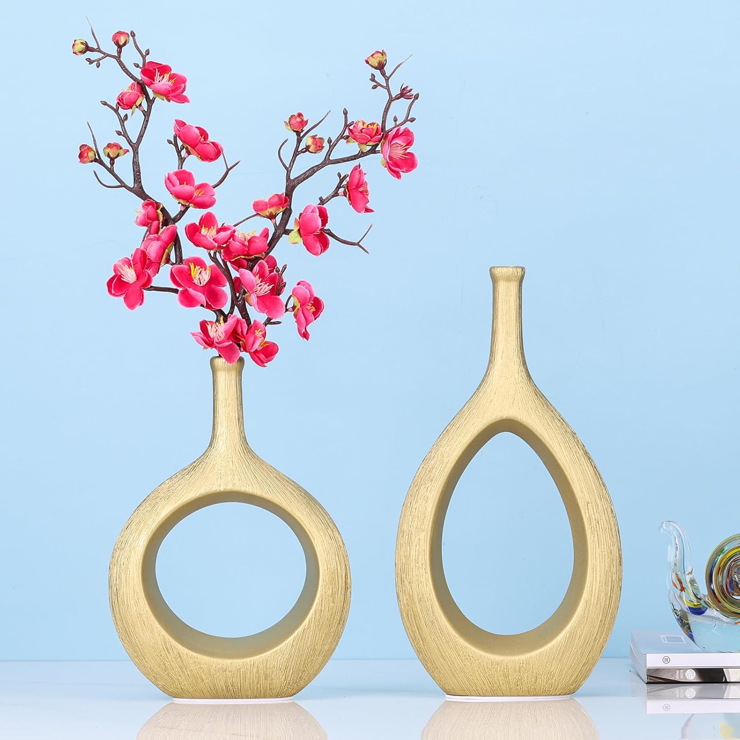 Boho Beige Decorative Vase — Set of 2 - View 5