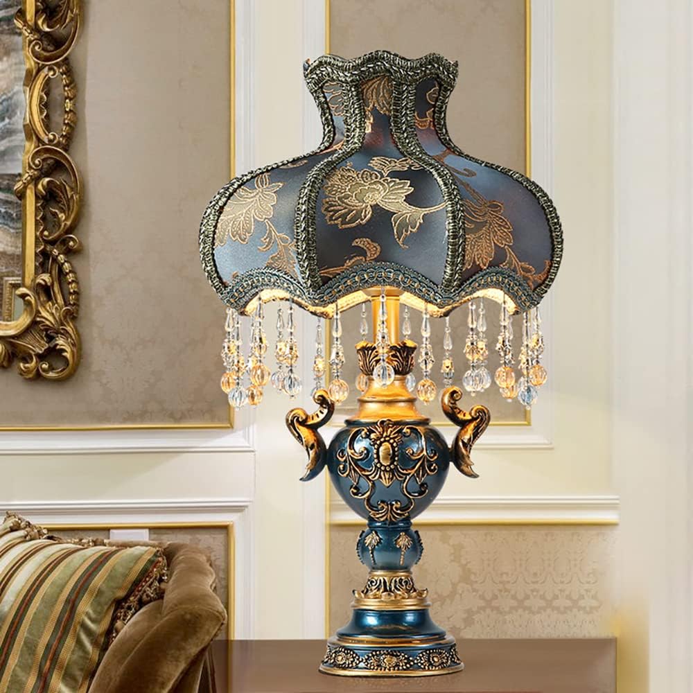 Antique Blue Desk Lamp — Blue