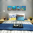 Modern Black Framed Wall Art — 12" - View 5