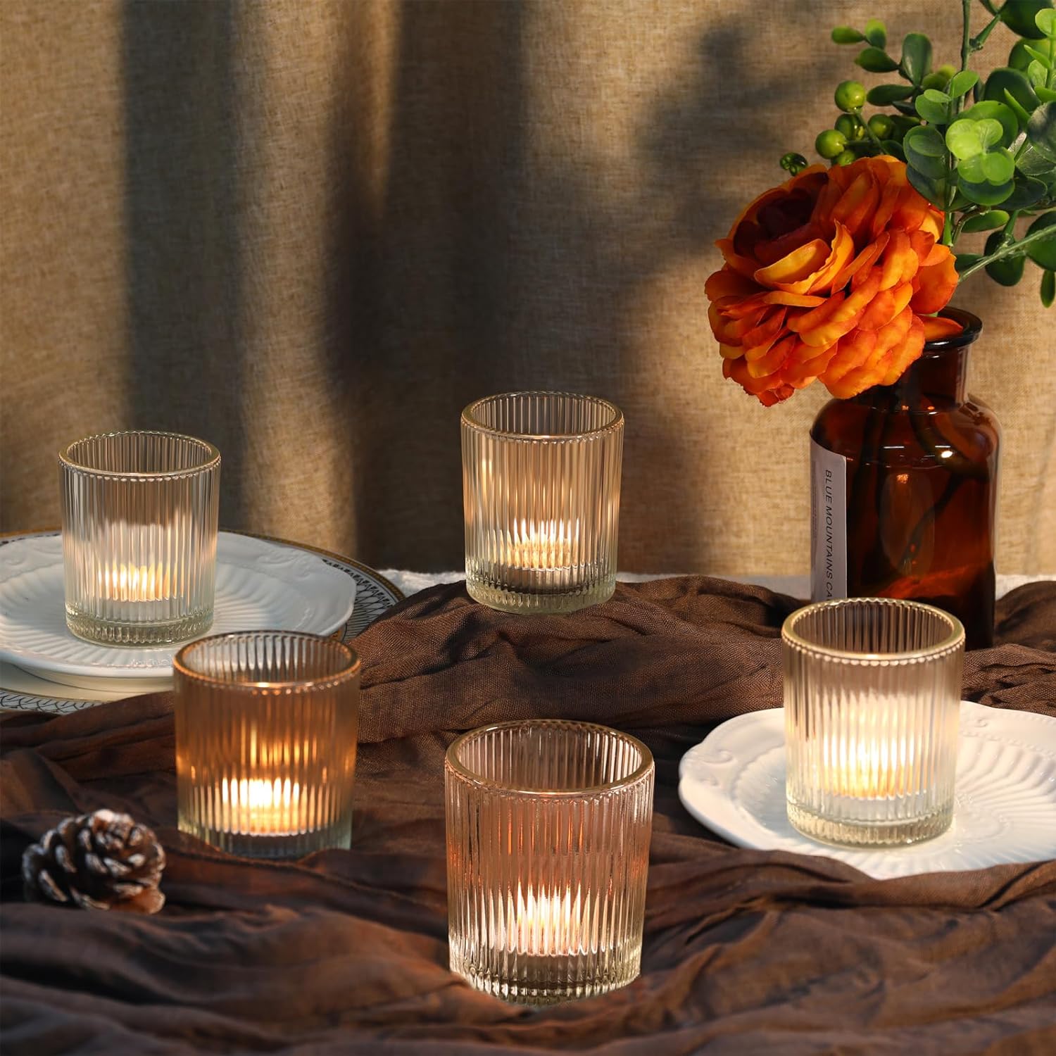 Orange Candle - View 4