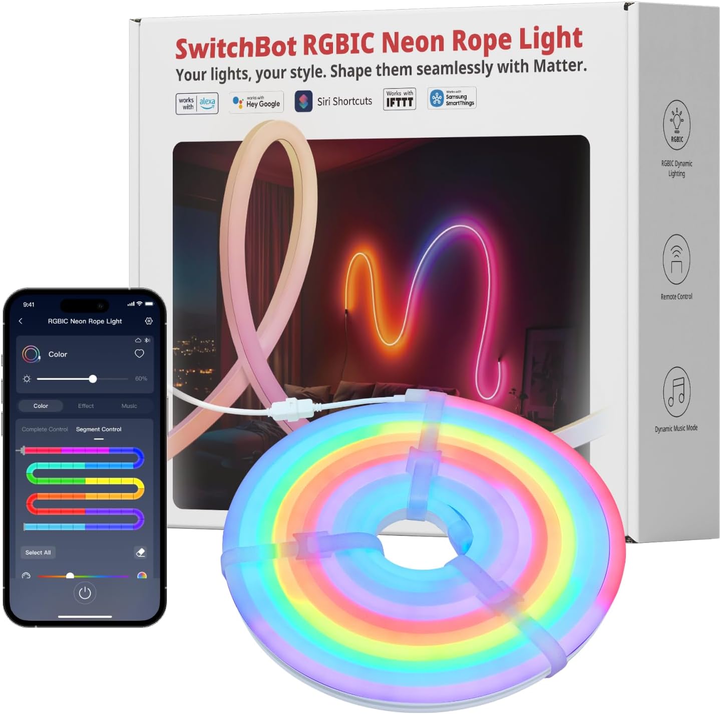 Rattan LED Strip Light — 16.4ft
