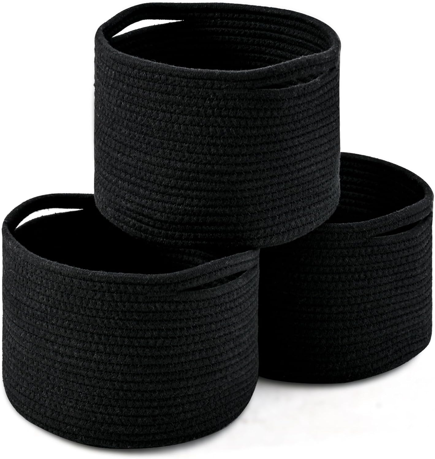 Black Storage Basket — 13" — 9.7"×9.7"×7"