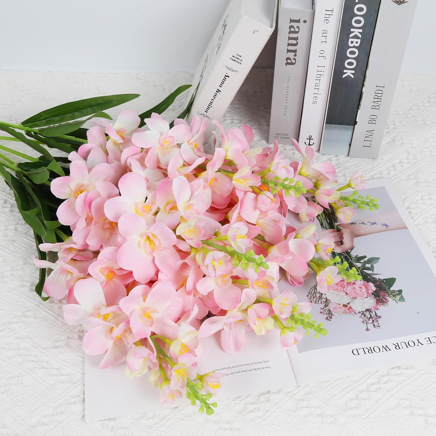 Pink Artificial Plant — 35.43" - View 2