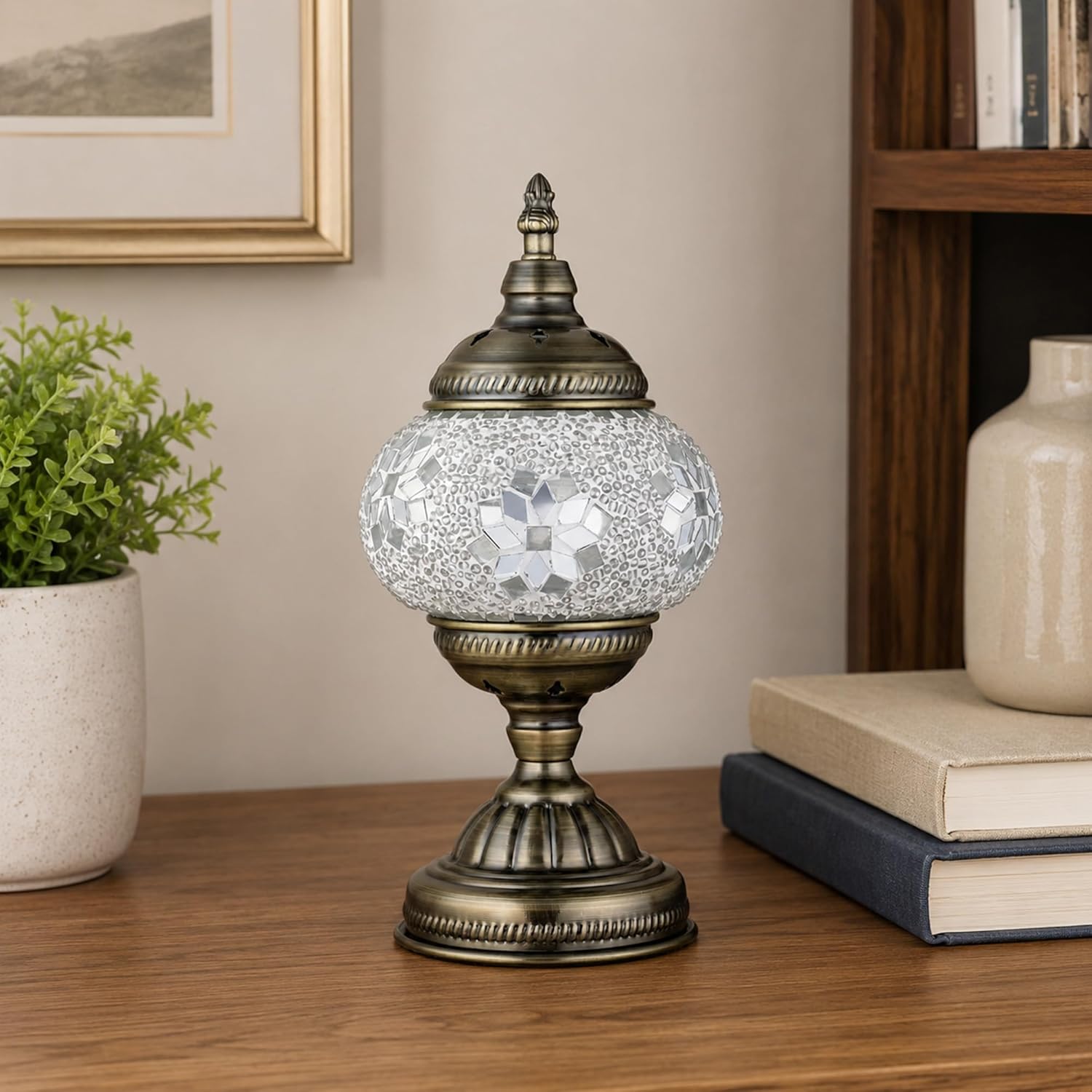 Boho Blue Desk Lamp - View 6