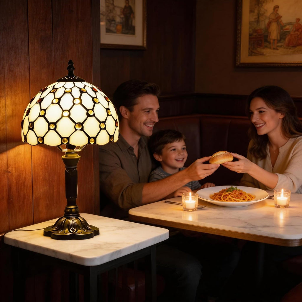 Vintage Glass Table Lamp - View 5