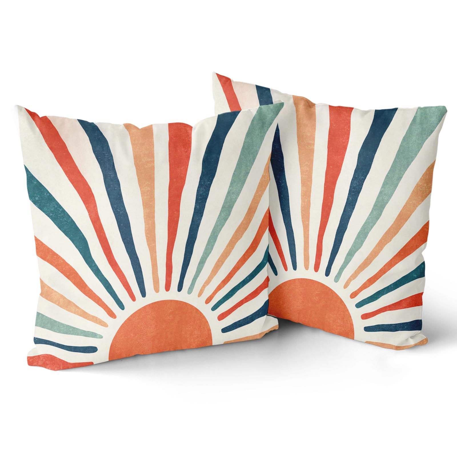 Boho Blue Pillow Cover — 18"
