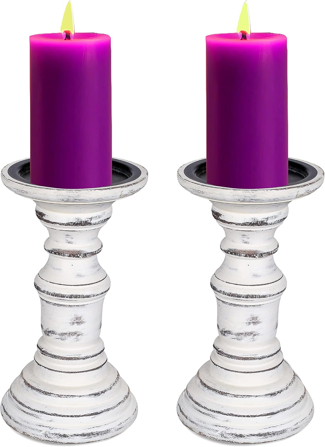 Vintage Farmhouse Grey Candle — 7.5" - View 2
