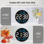 Blue Wall Clock — 10" - View 7