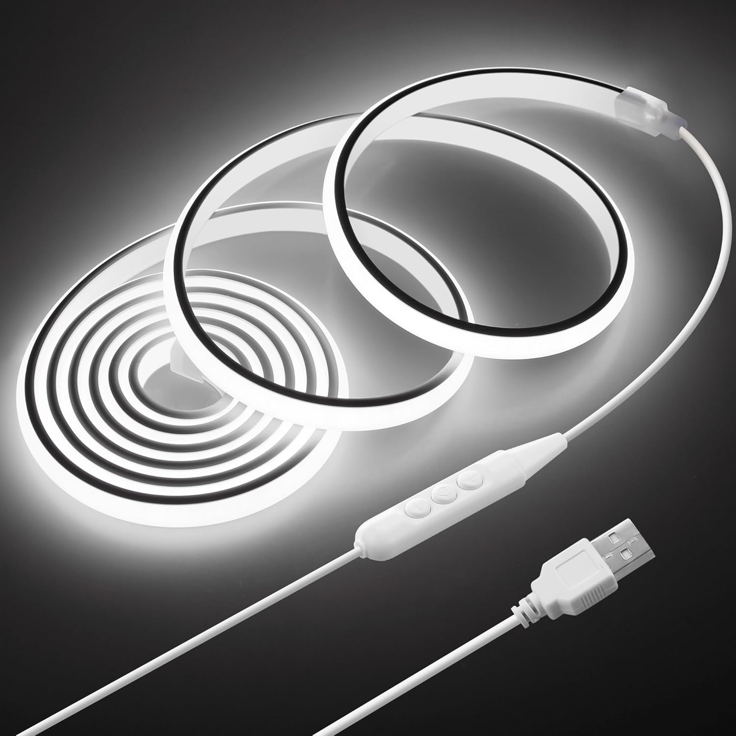 Dimmable White LED Strip Light — Cold White