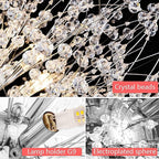 Round Luxe Gold Chandelier — 16-Light - View 8