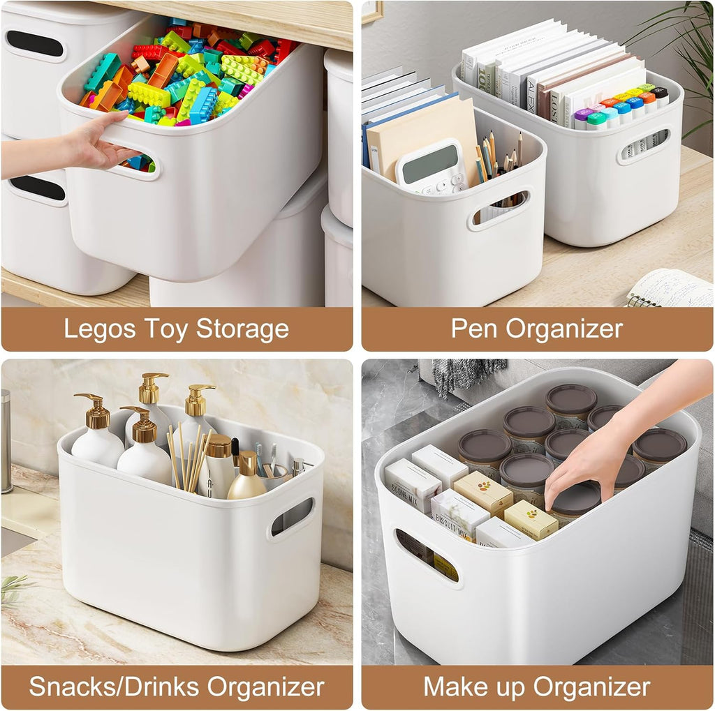 Black Storage Bin — 7" - View 4
