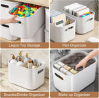 Black Storage Bin — 7" - View 4